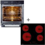 Combo Cocción Vondom Horno Digital Empotrable 60cm + Anafe Vitrocerámico 60